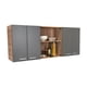 thumbnail image 1 of Gabinete Superior Vega Miel y Plata Oscuro Virtual Muebles, 1 of 7