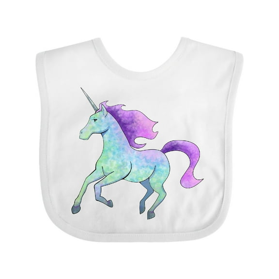 Inktastic Crystal Unicorn Boys or Girls Baby Bib