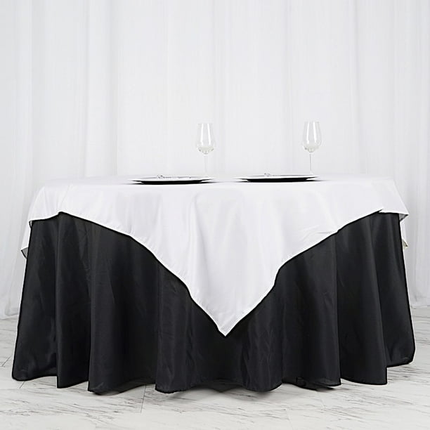 BalsaCircle 6 pcs 70" x 70" Square Polyester Tablecloths Table Cover Linens for Wedding Party ...