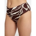thumbnail image 4 of Time and Tru Women's and Women’s Plus Ruched Front Bikini Bottoms, Sizes XS-3X, 4 of 5