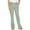 Green, variant on Idoravan Women's Size Pants Fashion Women Summer Casual Loose Cotton And Linen Pocket Solid Trousers Pants