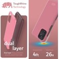 thumbnail image 4 of TUDIA MergeGrip Motorola Moto G Power 5G 2023 Case XT2311 Heavy Duty Cover - Smokey Pink, 4 of 8