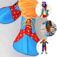 thumbnail image 3 of FELTECHELECTR 1 par de zapatos de payaso para fiesta de Halloween, accesorios de payaso, zapatos de disfraz de payaso para cosplay, 3 of 7