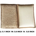 thumbnail image 2 of Esponjas de bambú natural para limpieza de cocina, esponjas para lavar platos, esponjas reutilizables para lavar platos, súper absorbentes, paquete de 6 unidades., 2 of 5