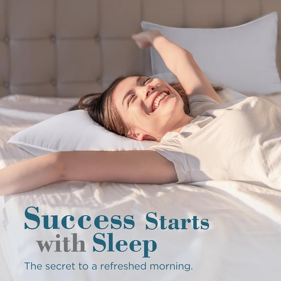 Pillows King Size Set of 2, Hotel Quality Down Alternative Pillows for Side, Back, or Stomach Sleepers