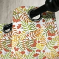thumbnail image 4 of Ambesonne Rowan Grommet Curtain, Rural Plants Wilderness, 50" x 63", Green Orange Yellow, 4 of 6