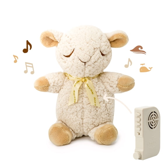 Cloud B - Sleep Sheep on The Go Sound Soother & Plush Toy in Beige