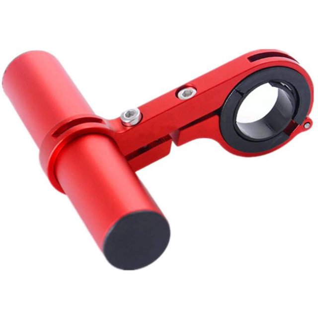 Extensión del extensor del manillar de la bicicleta Soporte único para sujetar el velocímetro de la bicicleta Soporte para el teléfono con GPS10cm Jormftte CPB-DE-HJJ-155-2