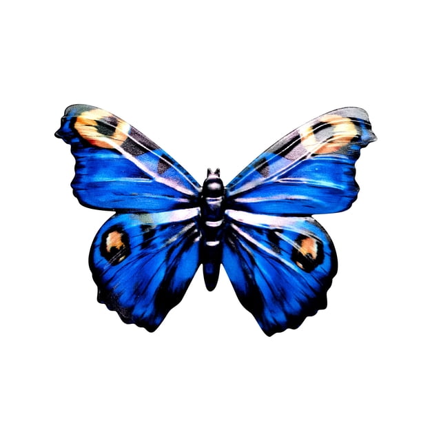 Jardín Mariposa Arte Jardín al aire libre Patio trasero Metal Animal Decoración Regalo Wmkox8yii fhajkh945