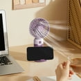 thumbnail image 4 of Mini Fan Handheld Three Speed Handheld USB Small Fan Portable Charging Fan Desktop Fan Base Can Be Used As A Mobile Phone Support, 4 of 6