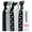 Black,White, variant on Popband 3 Hair Bands For Women