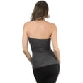 thumbnail image 2 of ToBeInStyle Women's Knotted Front Tube Top, 2 of 6