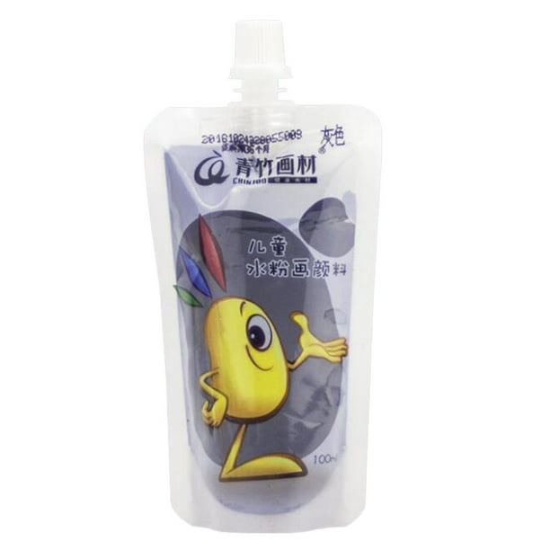 Set de Pintura de Gouache Conjunto de Pintura 100ml de Aplastamiento No Tóxicas para , Pintores de Pasatiempos Y Niño gris perfecl Gouache lavable pinta niños