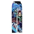 thumbnail image 4 of Demon Slayer Pajama Pants Long Sleep Pants Soft Elastic Waist PJ Bottoms Lounge Pants, 4 of 7