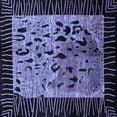 thumbnail image 1 of Ahgly Company Machine Washable Indoor Square Animal Blue Modern Area Rugs, 6' Square, 1 of 4