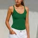 thumbnail image 2 of TaTaai Women's Casual Ribbed Tank Top V-Neck Sleeveless Solid Color Knit Vest Soft Stretchy Lightweight Spring Summer Daily Beach Wear Gift, 2 of 6