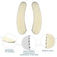 thumbnail image 3 of 2 Par Inodoro Asiento Cubierta Cojín, Cálido Inodoro Asiento Cojín, Beige, 3 of 7