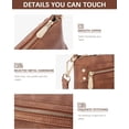 thumbnail image 5 of Small Purses for Women Crossbody Bags Leather Wristlet Purses Envelope Clutch Purse, 5 of 7