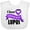 AA-White, variant on Inktastic I Love Someone with Lupus Boys or Girls Baby Bib