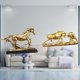 thumbnail image 2 of Escultura de animal, caballo, oso, toro, arte moderno, estatua china para decoración de mesa, sala de estar, muebles, decoración del hogar, regalos, 2 of 8