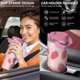 thumbnail image 6 of 1pc strawberry 30oz Tumbler with Straw & Handle - Insulated Stainless Steel Cup | Holiday Gift for Man Women (Christmas, Valentine's, Birthday), 6 of 7