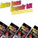 thumbnail image 3 of Car Glass Repair Kit Headlights Turn Signal Taillight Set Crack Film Polishing, 3 of 5
