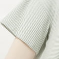 thumbnail image 6 of Sereluxe Pajama Set, Sereluxe Soft and Pajama Set, Side Split Short Pajama Set, Striped Split Short Pajama Set,Size M, 6 of 9