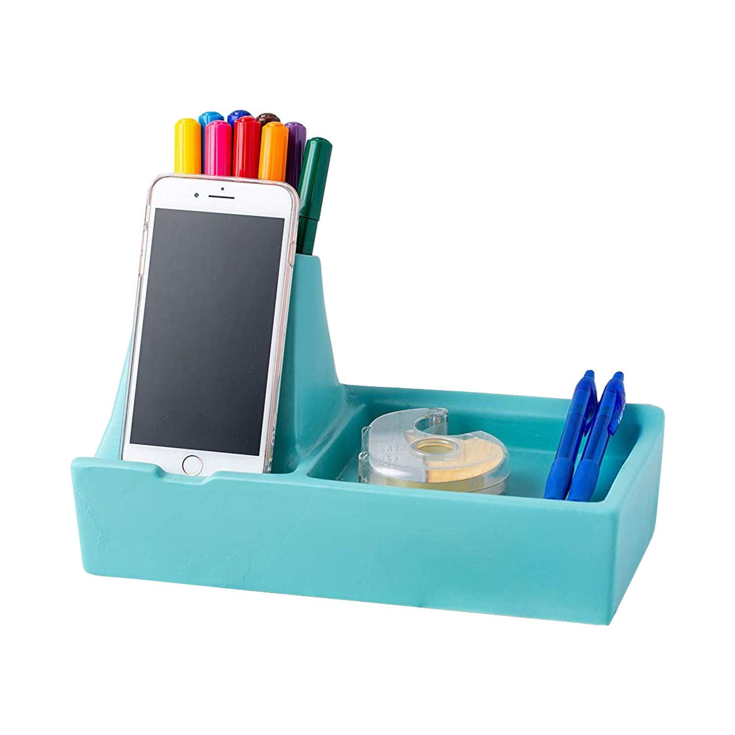 Ceramic Phone & Pencils Holder Cute & Modern Desk Organizer for Women