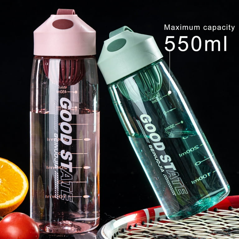 Joernso 480ml/550ml Water Bottle Screw Cover Large Capacity