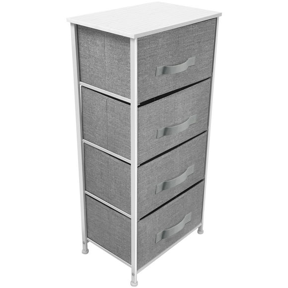 Sorbus 4 Drawers Chest Dresser - White