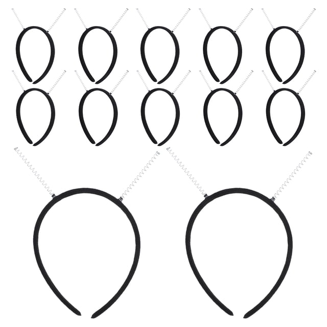 12 diademas de extraterrestre con resortes para hacer tú mismo, diadema con antena para mujer, accesorios para el cabello para disfraces de Halloween y fiestas