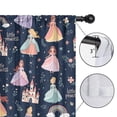 thumbnail image 4 of Blackout Kids Curtains,Dark Blue Little Princess Pattern Childrens Insulated Curtains Set Of 2,Bedroom Essentials,Toddler Room Decor 42"x84", 4 of 5