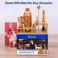 thumbnail image 5 of Touch of Mixology 14 Piece Stainless Steel Bartender Kit Includes Cocktail Shaker (Rose Gold), 5 of 8