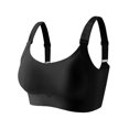 thumbnail image 3 of iHPH7 Full Coverage Lifting Bra for Women Wirefree Seamless Push Up T-shirt Bra Padded Comfort Bralette Wide Adjustable Straps Smoothing Support Everyday Daily Wear Black XL, 3 of 3
