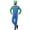 B:Green, variant on Plumber Costume Halloween Cosplay Sets, Funny Cartoon Halloween Cosplay Costume Dress Up Props with Hat and Mustache, Halloween Fancy Dress Costumes, Classic Cosplay Outfit