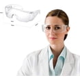 thumbnail image 3 of 1 pieza de gafas de seguridad, gafas de seguridad antivaho para construcción, uso personal o profesional en laboratorio (gafas A) JM, 3 of 3