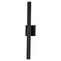 24 Inch 13W 2 Led Outdoor Wall Sconce-Black Finish Et2 Lighting E41343-Bk