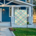 thumbnail image 7 of SKYSONIC Easter Colors Tartan Plaid and Gingham Double-Sided Printed Garden House Sports Flag 12x18in Polyester Decorative Flags for Courtyard Garden Flowerpot, 7 of 7