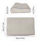 thumbnail image 4 of Funda de almohada refrescante | Seda Hielo, Látex y Poliéster Jacquard | Protector de almohada de espuma viscoelástica | Diseño de cremallera lavable transpirable | Soporte para el cuello | Azul, 4 of 7