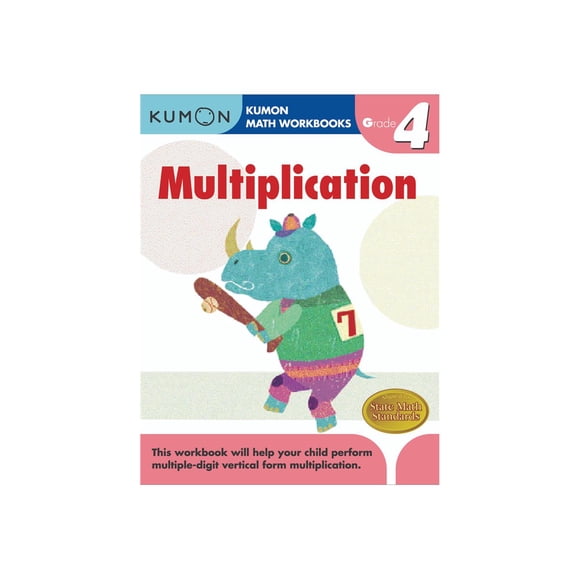 Multiplication - Kumon Cahiers de Mathématiques - 4e Année - Livre de Pratique (Dossier)