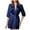 Navy, variant on Taqqpue Women's Silk Robe Casual Solid Color Short Satin Bathrobe Lightweight Loose Fit Plus Size Robes Loungewear Nightgown