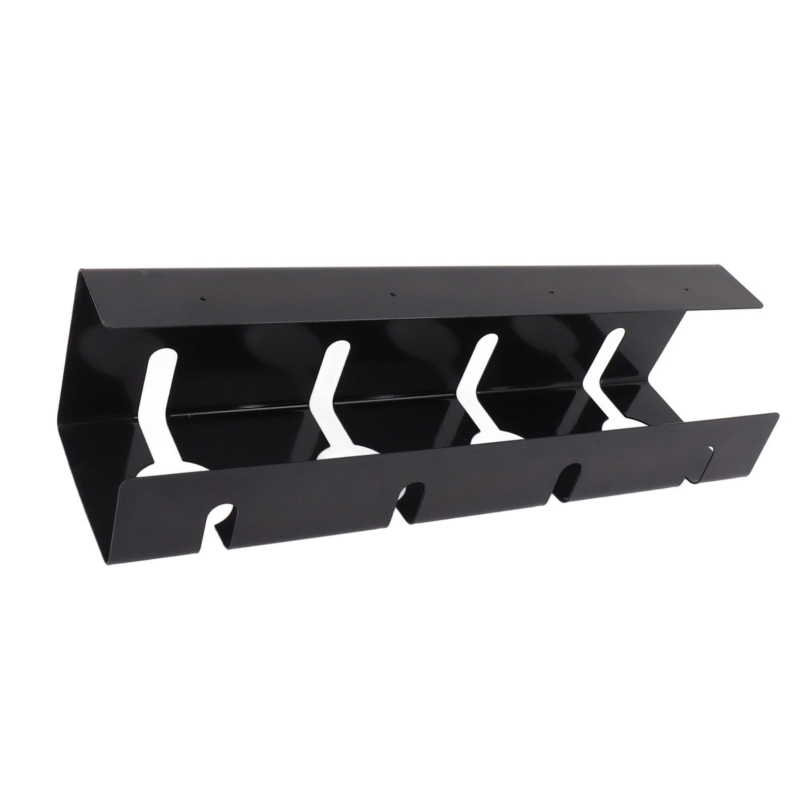 BIMZUC 15.7in Steel Under‑Desk Cable Tray – 40cm Minimalist Cable Management Holder with Easy Installation, Space‑Saving Design, Durable Steel Construction