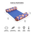 thumbnail image 3 of Big Joe Hammock Sling Pool Float, Doubled-Sided Mesh, Quick Draining Fabric, No Inflation Needed, Sweet Shells Berry, 3 of 8