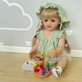 thumbnail image 4 of Lifelike Reborn Baby Dolls - 22 inch Realistic Reborn Doll Girl Vinyl Full Body Adorable Newborn Real Life Baby Doll That Look Real for Kids Age 3+, 4 of 5