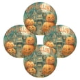 thumbnail image 5 of WOBOGO Smiling Pumpkin Round Placemats Set of 1 Heat Resistant Washable Kitchen Table Decorations 15.4in, 5 of 7