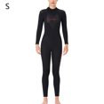 thumbnail image 2 of DIVE SAIL Traje de buceo 3MM Neopreno Traje de neopreno a prueba de frío Servicio de larga duración Tecnología textil Material de Accesorio de surf hembra negro S Eigraketly OD019365-02, 2 of 7