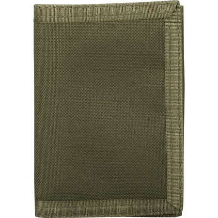 Faded Glory Olive Nylon Trifold