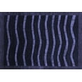 thumbnail image 1 of Ahgly Company Machine Washable Indoor Rectangle Abstract Blue Modern Area Rugs, 2' x 5', 1 of 4