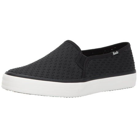 

Keds Women s Double Decker Nylon Stitch Fashion Sneaker Black 5 M US