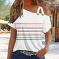 thumbnail image 2 of My Orders Cute Summer Tops for Women, Plus Size Womens Shirts Trendy Womens White Tank Top Womens Summer Tops Trendy Short Sleeve Tunic Tops for Women XS, 2 of 5